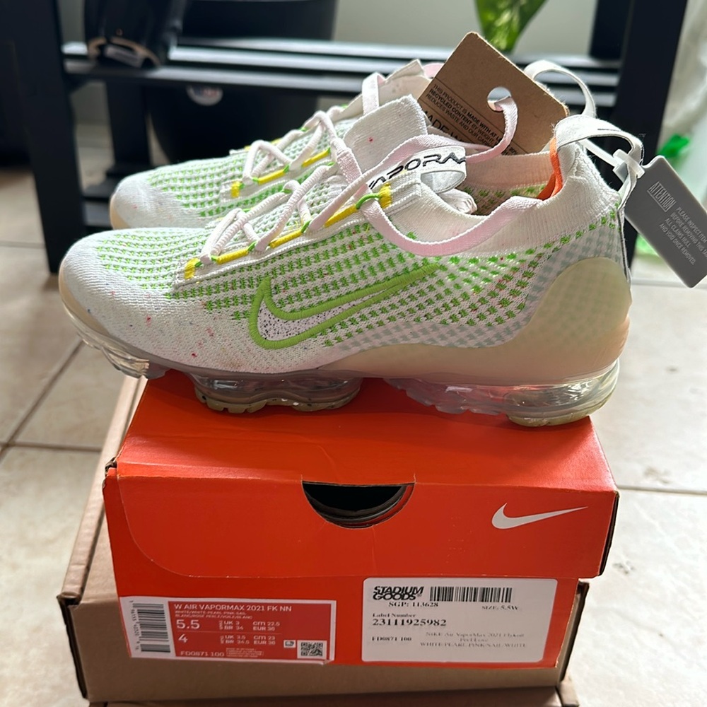 Woman Air Vapormax 2021 - white/white-pearl pink/Sail
